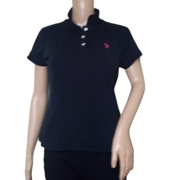 U.S. Polo Assn. Short Sleeve Polo Top Embroidered Logo - Picture 1 of 6